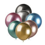 Busta 25 palloncini D48cm metal glossy assortiti Big Party
