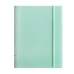 Notebook f.to A5 a righe 56 pag. verde pastello similpelle Filofax